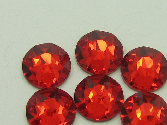 1 Gross 10ss LIGHT SIAM FLATBACK European Rhinestones